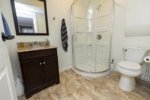 Lower level laundry / bath combo