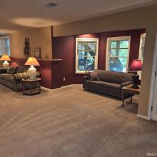 Family Room Lower Level Bay Windo