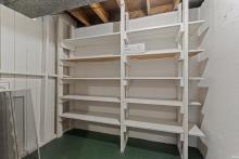 Basement storage area