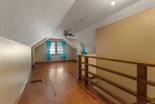 Finished attic/3rd Bedroom with hardwood floors