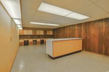 Finished basement with bar