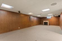 Family Room in Basement
