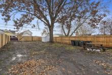 fenced in backyard -off street parking.