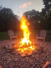 large fire pit