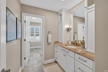 Upstairs guest bathroom