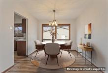 Virtually Staged Dining Area