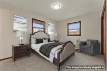 Virtually Staged Bedroom