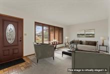 Virtually Staged Entrance Foyer