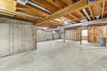 Unfinished basement