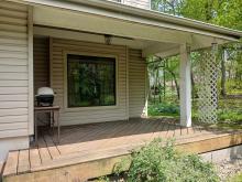 Covered back porch
