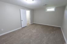 lower level room with closet