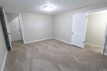 lower level room with closet