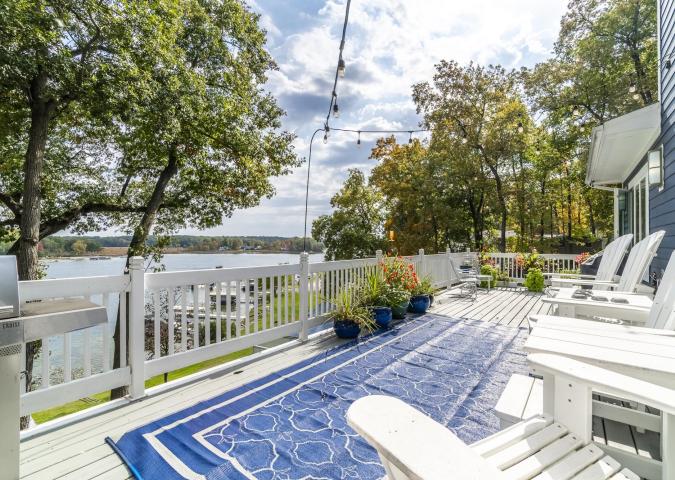 Upper Deck View of Lake James!