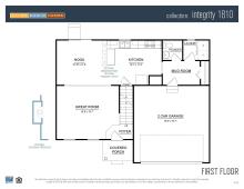 Standard floor plan layout.