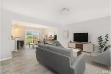 Virtually staged- great room