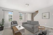 Virtually staged- great room