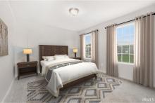 Virtually staged- bedroom 2