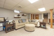 Spacious Lower Level Family Room