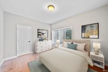 Virtually staged bedroom 3