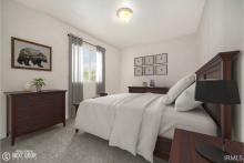 Virtually staged- bedroom 4