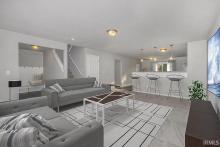 Virtually staged- great room