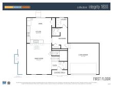 Standard floor plan layout.