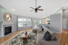 Great Room Virtually staged
