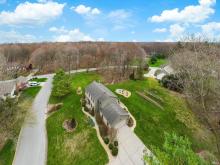 Aerial Side View of Yard