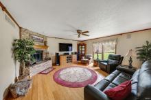 Brick Hearth Fireplace