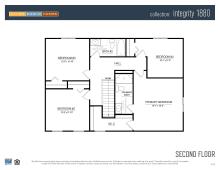 Standard floor plan layout.