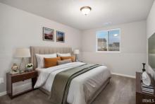 Virtually staged- bedroom 4