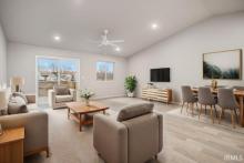 Virtually staged- great room
