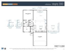 Standard floor plan layout.