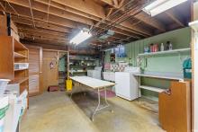 Basement Laundry Area