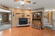 Dining area w/fireplace!