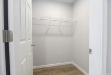 Stock photo- mudroom closet