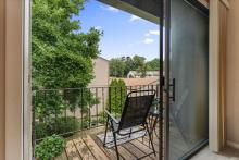 Deck off dining area